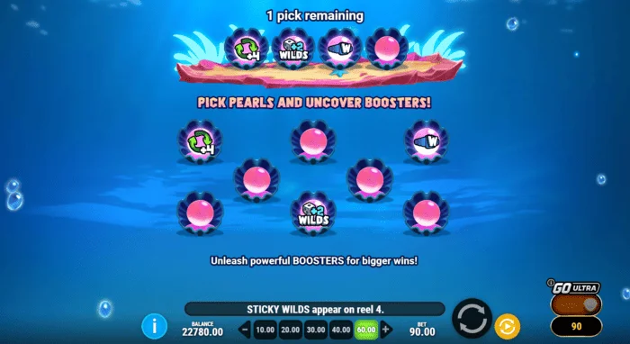 Manta Mayhem — pastiprinātāju izvēle pirms Free Spins