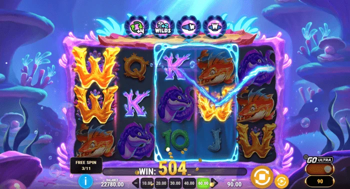 Manta Mayhem — laimests Free Spins spēlē ar Sticky Wild